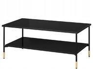 Grajewo ogłoszenia: Witam, Sprzedam stolik kawowy czarny szkło 115x58cm IKEA ASPEROD - zdjęcie