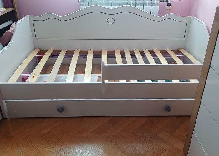 Grajewo ogłoszenia: Sprzedam łóżko dziecięce dla dziewczynki w stanie bardzo...