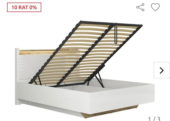 Grajewo ogłoszenia: Sprzedam Łóżko Alameda 160cm x 200cm że stelażem i...