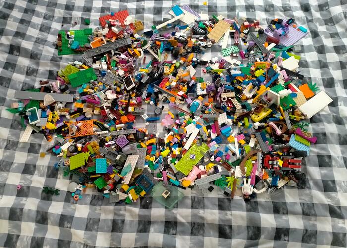 Grajewo ogłoszenia: Sprzedam klocki LEGO mieszanka około 3,3 kg całość  - 535 030 734